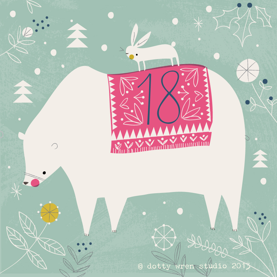 dottywrenstudio: advent calendar day 18 dottywrenstudio: advent calendar day 18