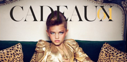 some art view: 10-year-old model Thylane Blondeau.