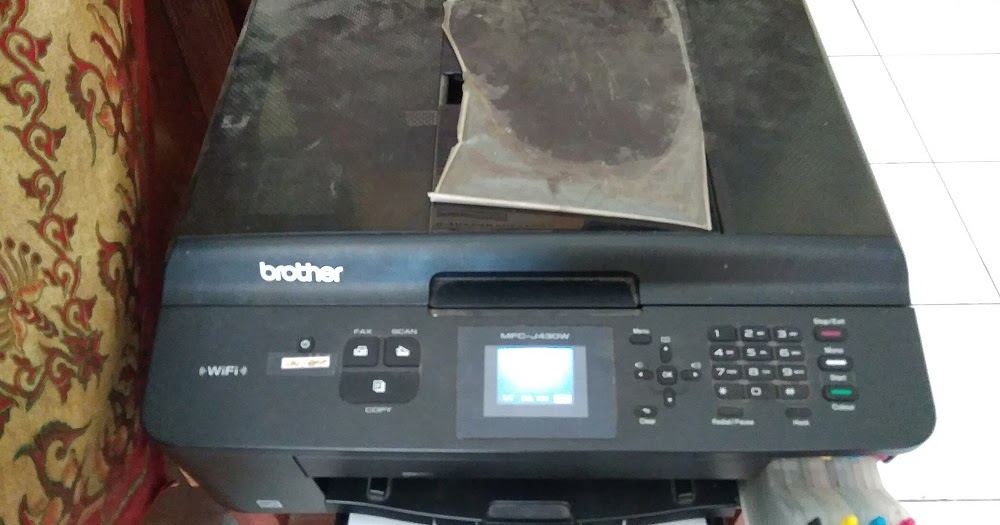 Cara Mengatasi Ink Absorber Full Pada Printer Brother MFCJ430W