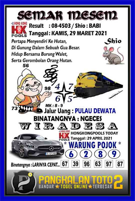 Prediksi Syair Hongkong 29 April 2021 Togel Hk Pangkalantoto