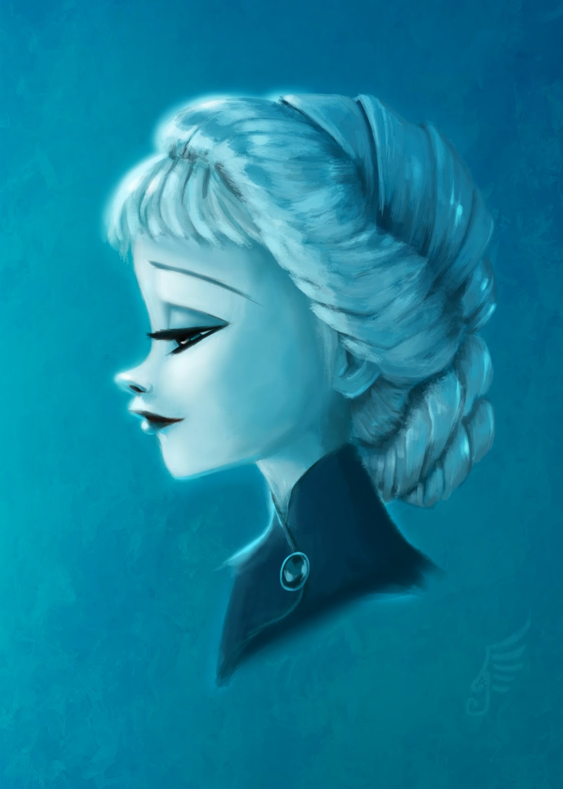 Gabrielle Andhita Queen Elsa Frozen Fan Art