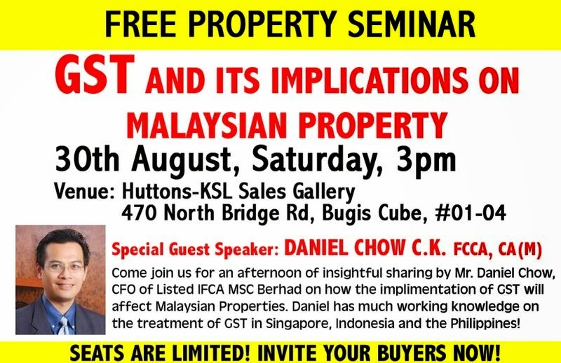 GST And its implications on Malaysian property