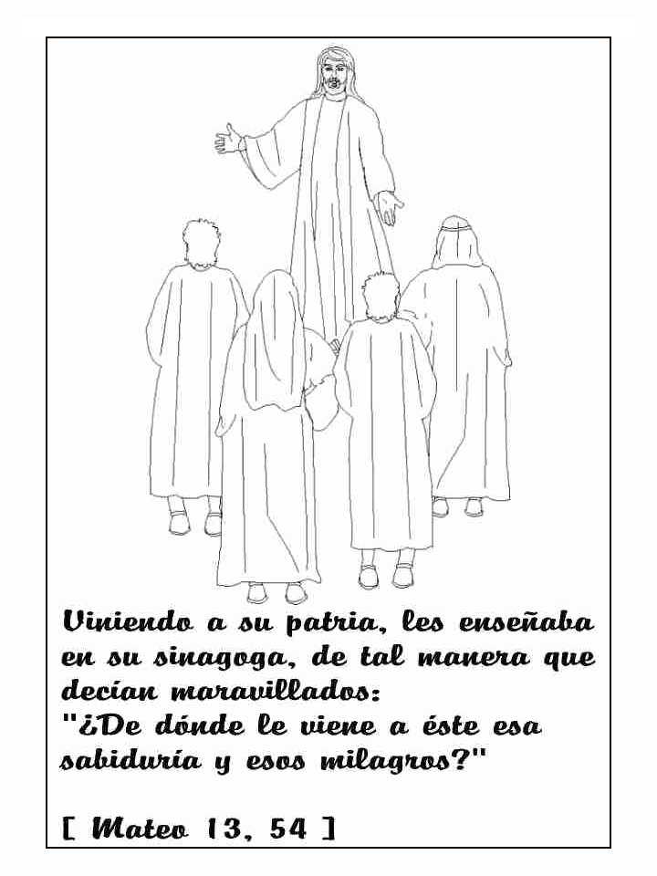 Mi vida sin Cristo no tiene sentido: Imagen de Jesús predicando para