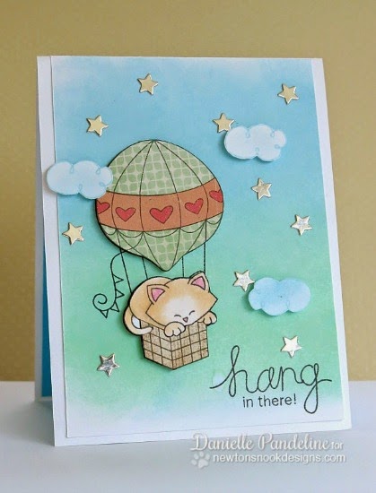 Cupcake Inspriations Challenge - Sparkle | Card by Danielle Pandeline | Newton's Nook Designs Stamps