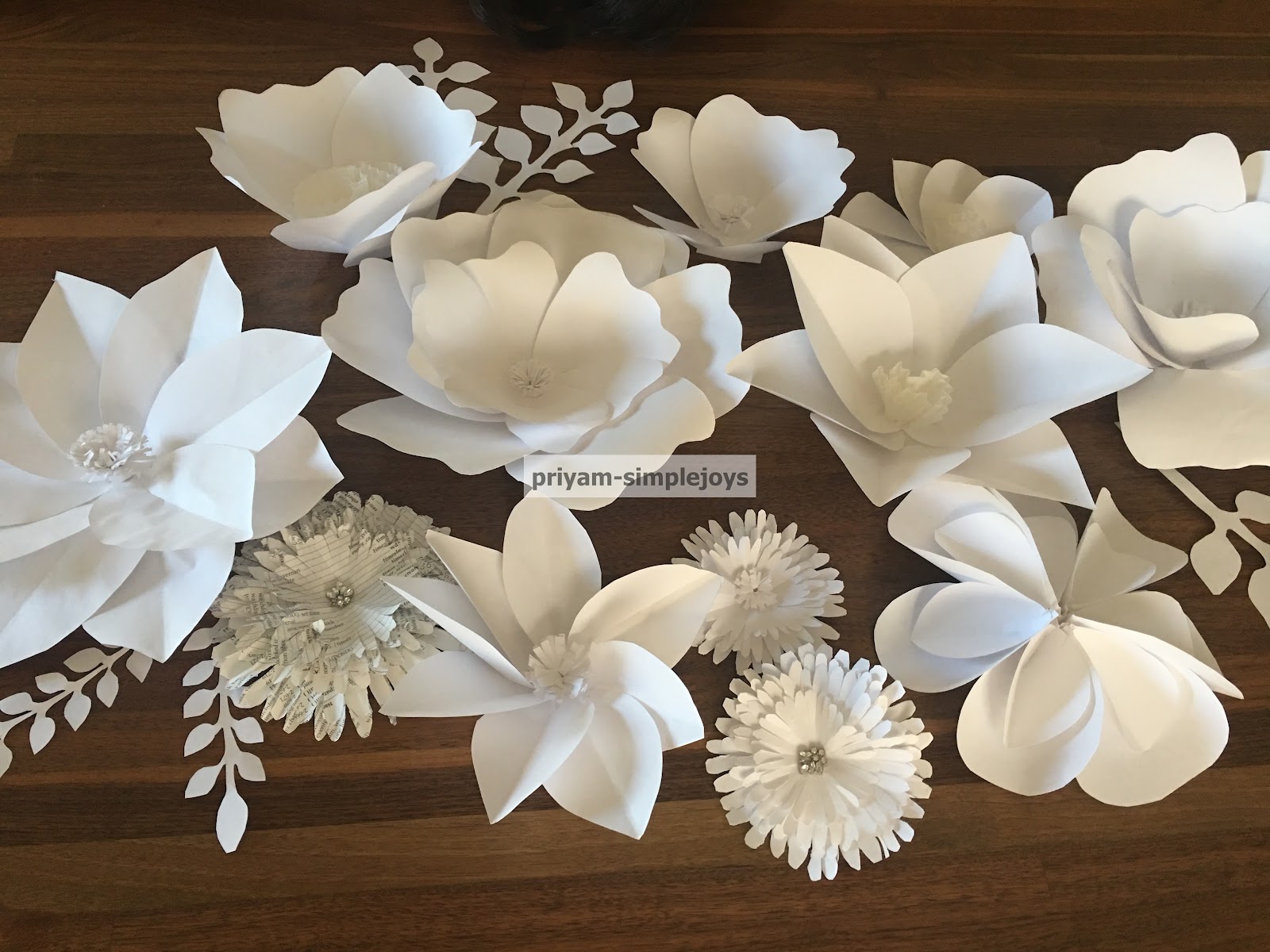SimpleJoys Paper Flower backdrop
