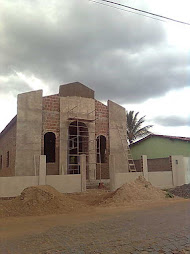 Templo evangélico no Brejo Velho em construção