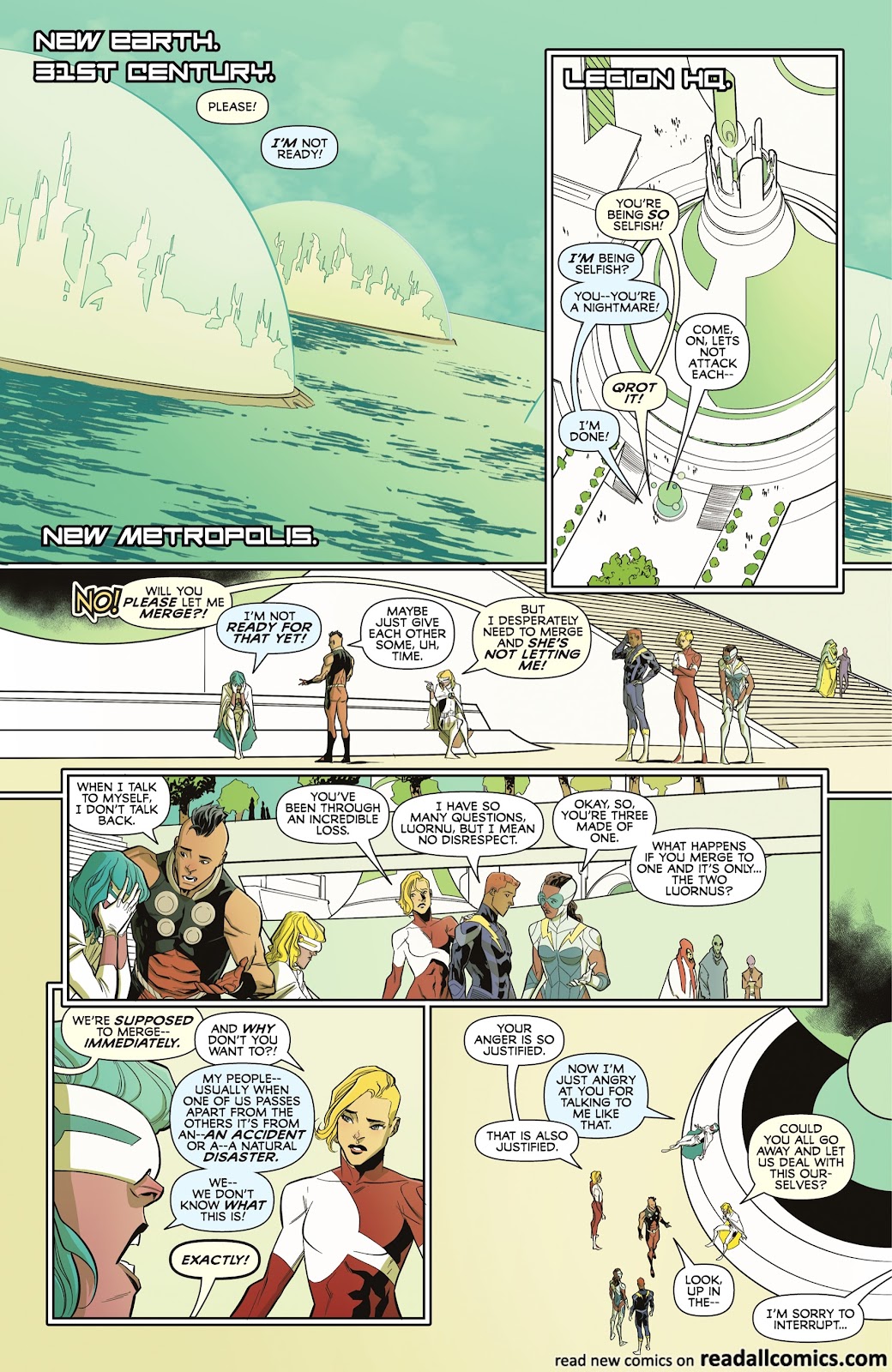 Justice League vs. the Legion of Super-Heroes Vol. 1 chapter 1 page 12