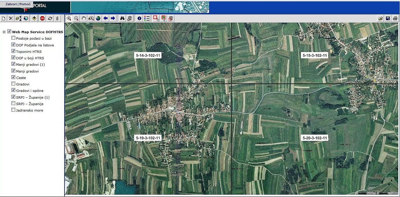 satelitska karta katastarskih čestica Geoportal DGU | Online Preglednik | Katastar satelitska karta katastarskih čestica