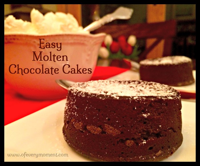An Impressive Dessert Recipe Easy Molten Chocolate Cakes the most