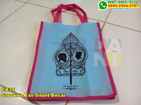 Grosir Souvenir Tas Siluet Besar