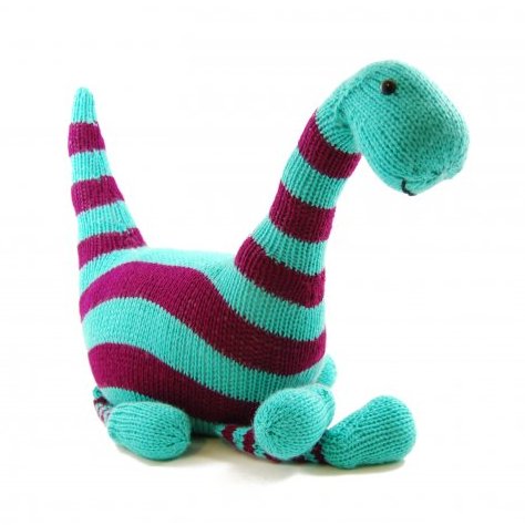 KNITTING PATTERN ONLY- TRICERATOPS AND BABY TOY DINOSAUR ANIMAL