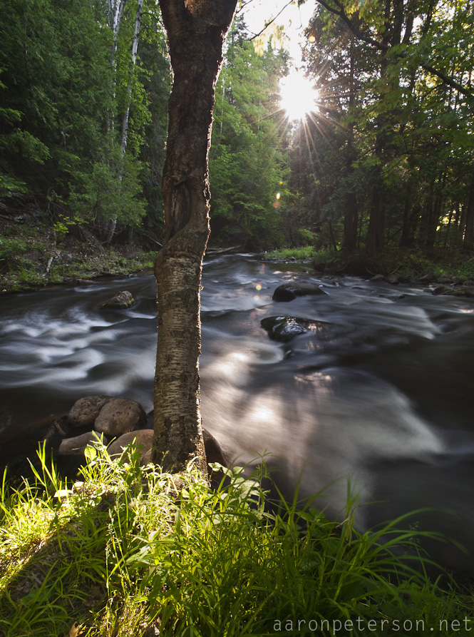 Aaron PetersonWriter and Photographer Wednesday Waterfall Carp River