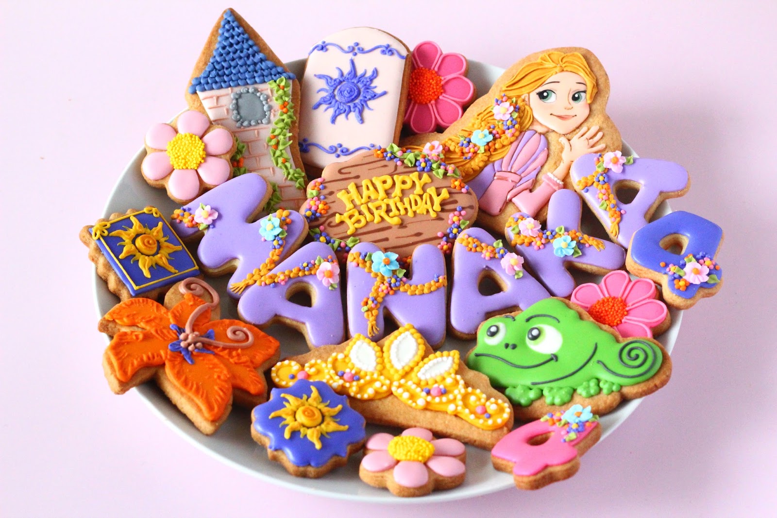 Sweeten your day.: ラプンツェルのアイシングクッキー 