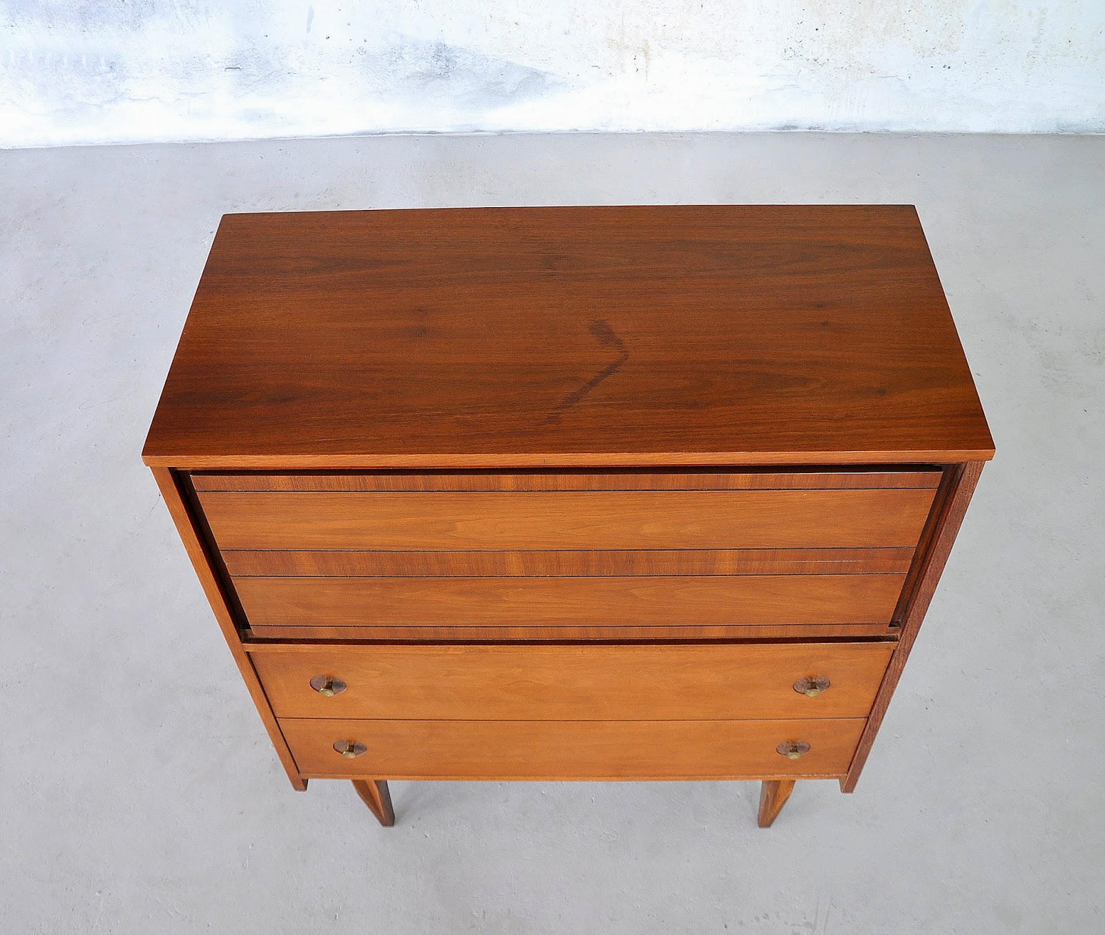 SELECT MODERN Hooker Highboy Dresser or Gentleman's Chest of Drawers