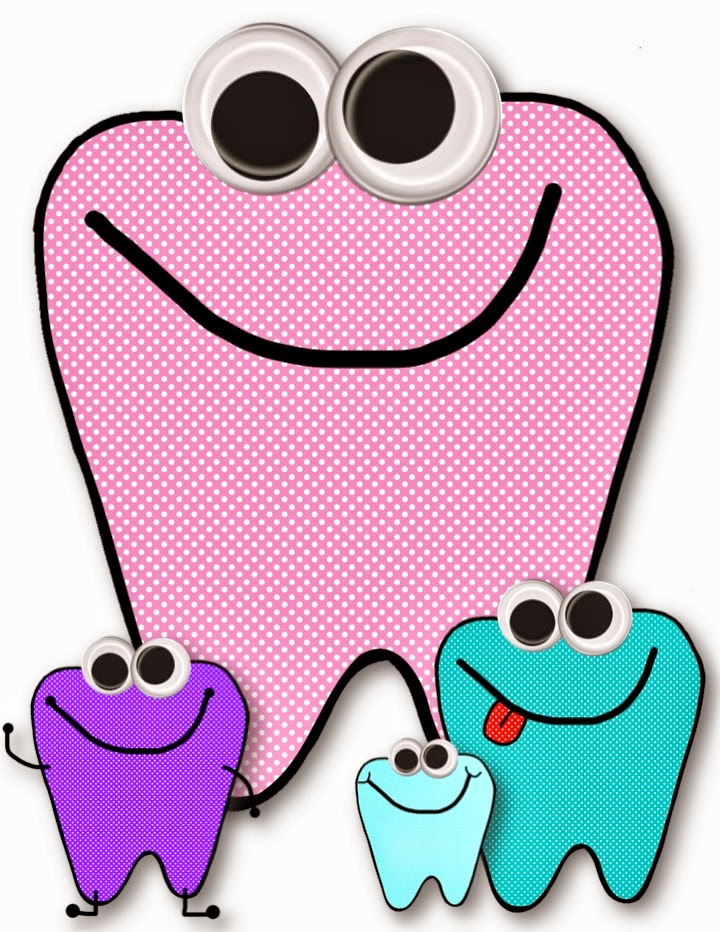 FREE googly-eye teeth clipart that is just perfect for dental health month.  TeacherKarma.com