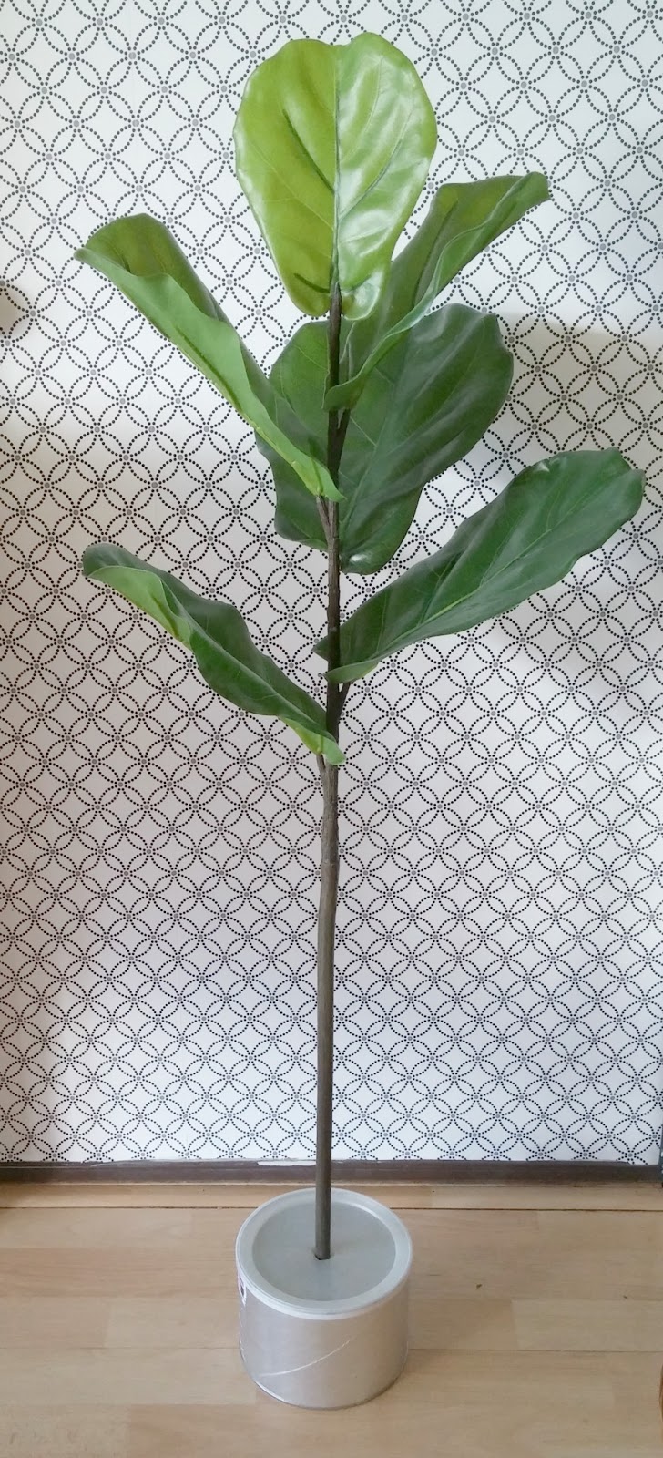 DIY Faux Fiddle Leaf Fig Tree Little Vintage Cottage