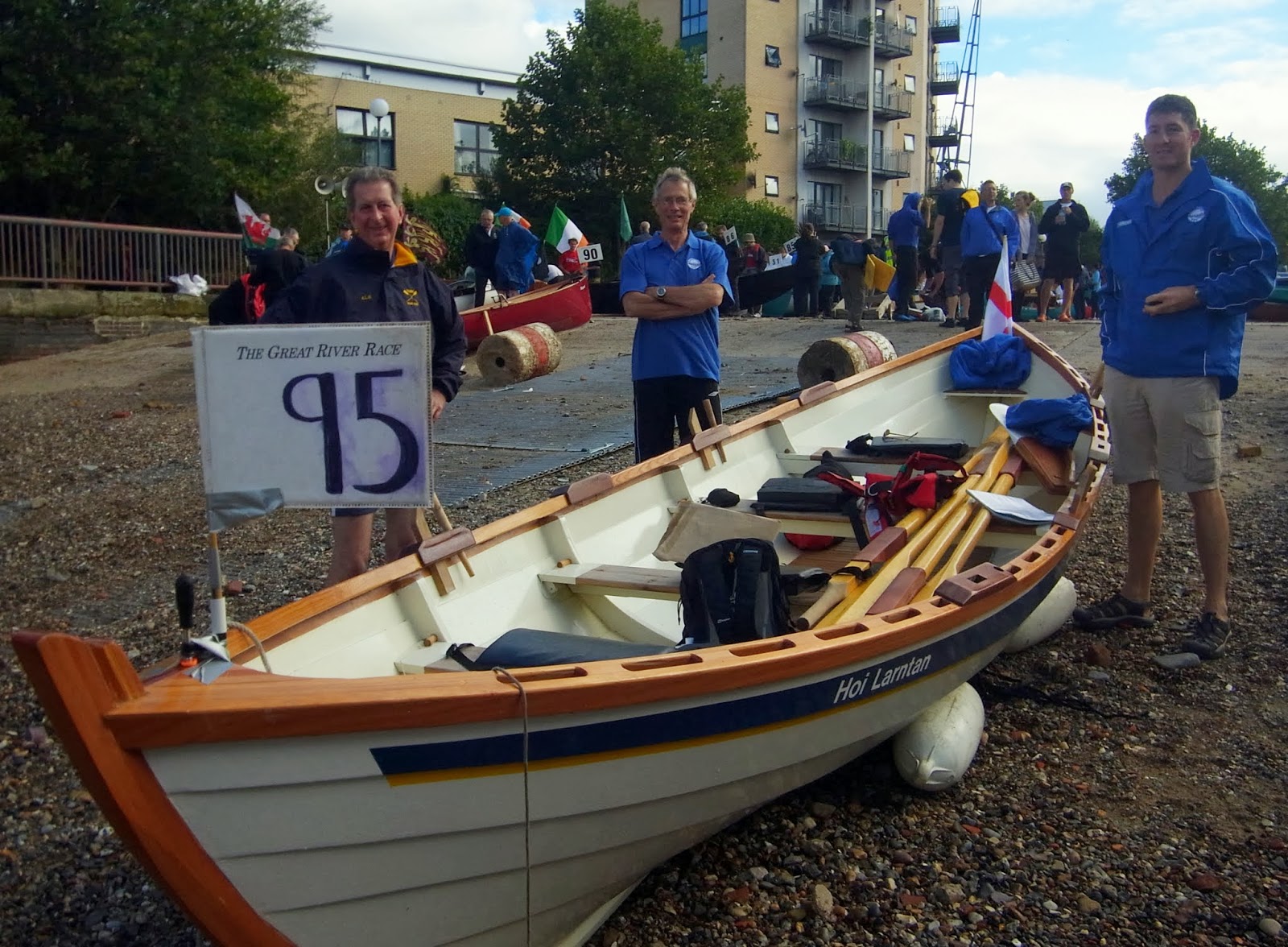 ROWING FOR PLEASURE St Ayles Skiffs at the Great River Race
