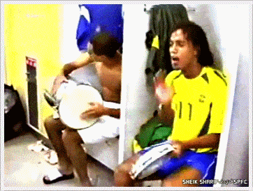 Rock com Ronaldinho e Ronaldo