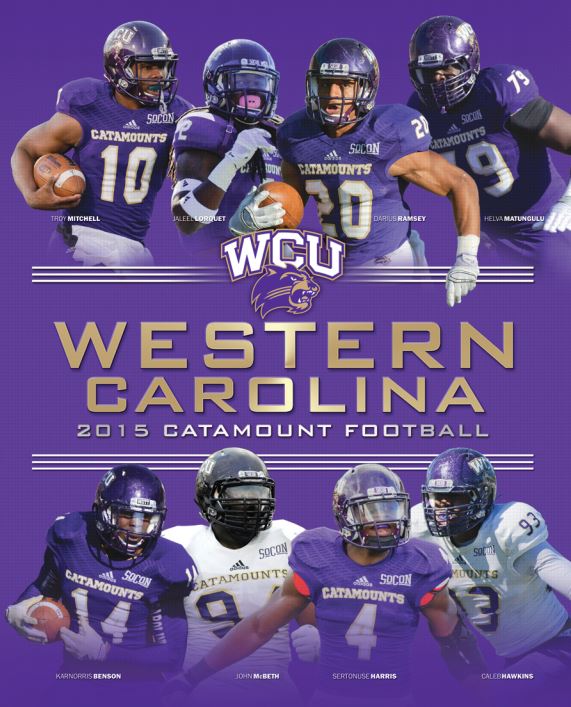Purple & Gold: 2015 Western Carolina Catamount Football Yearbook