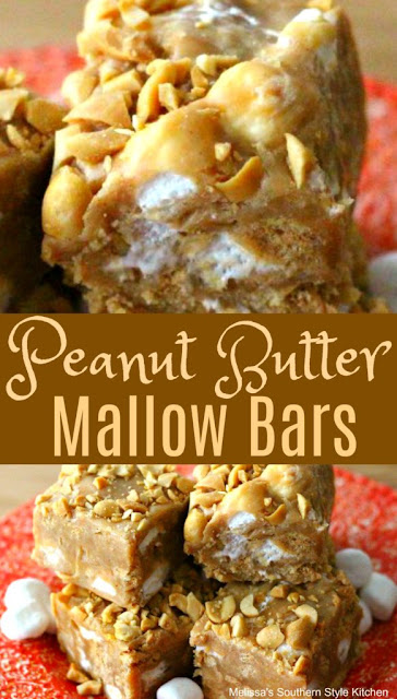 Peanut Butter Mallow Bars - Mother Deliciouse Recipes