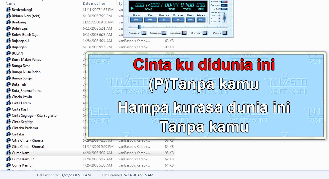 Download Lagu Midi Karaoke Full Lirik