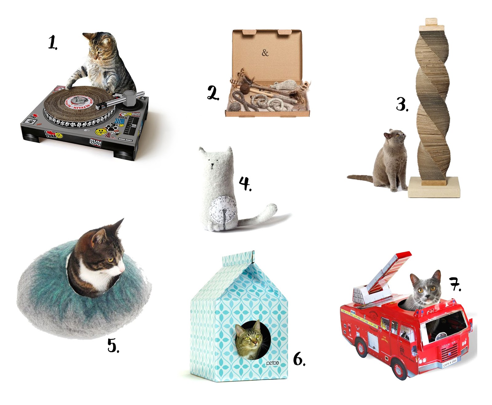 Cat Lady Club Seven cardboard themed gift ideas for your Cat (and you