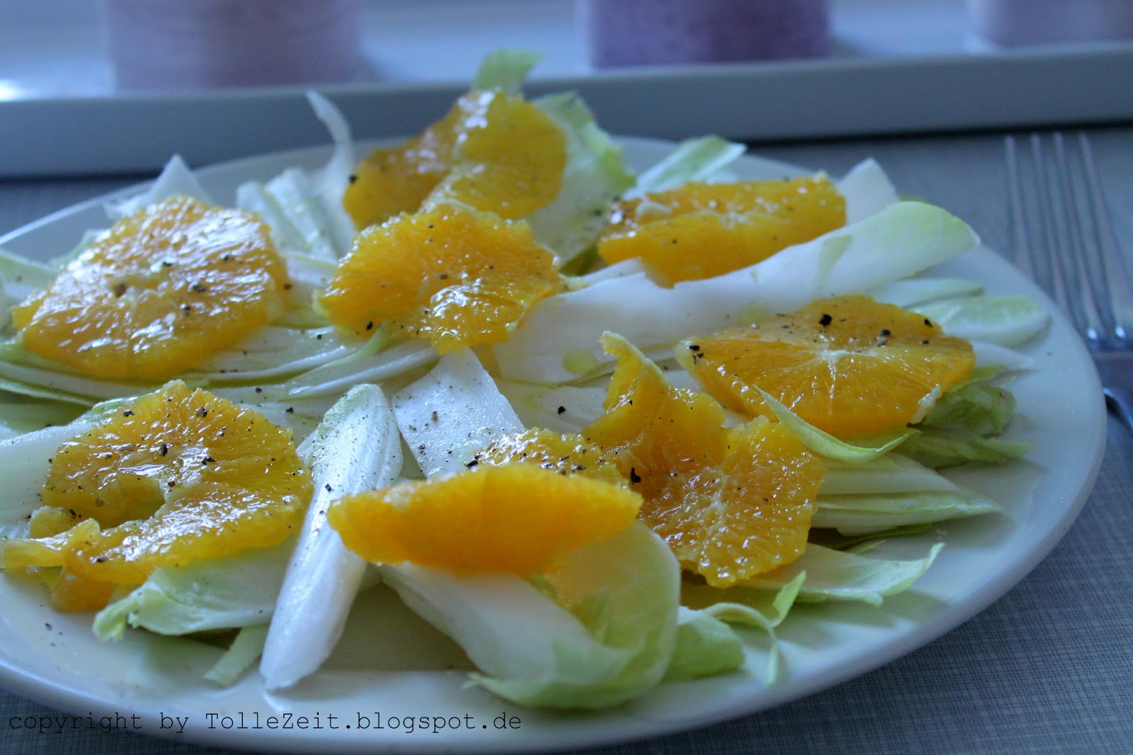 Tolle Zeit: Chicorée - Orangen - Salat