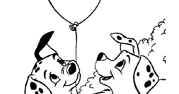 DISNEY COLORING PAGES: 101 DALMATIANS COLORING PAGE