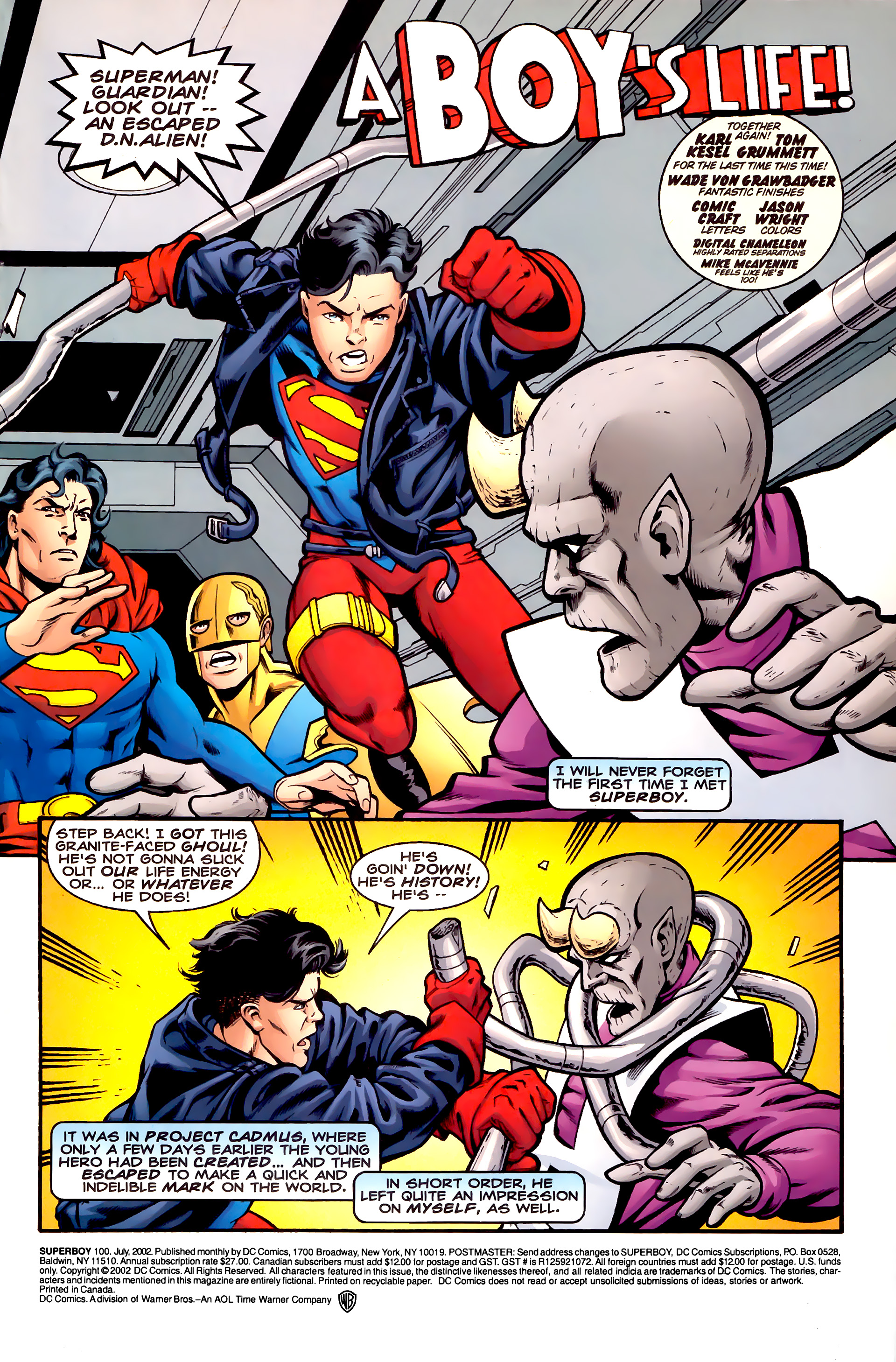 Read online Superboy (1994) comic -  Issue #100 - 2