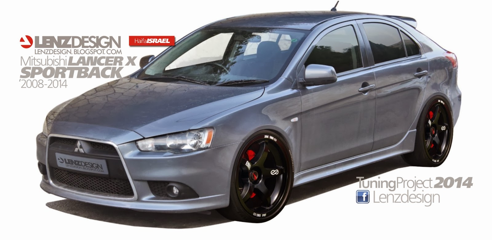 Mitsubishi Lancer X Sportback Lenzdesign Performance Tuning Project