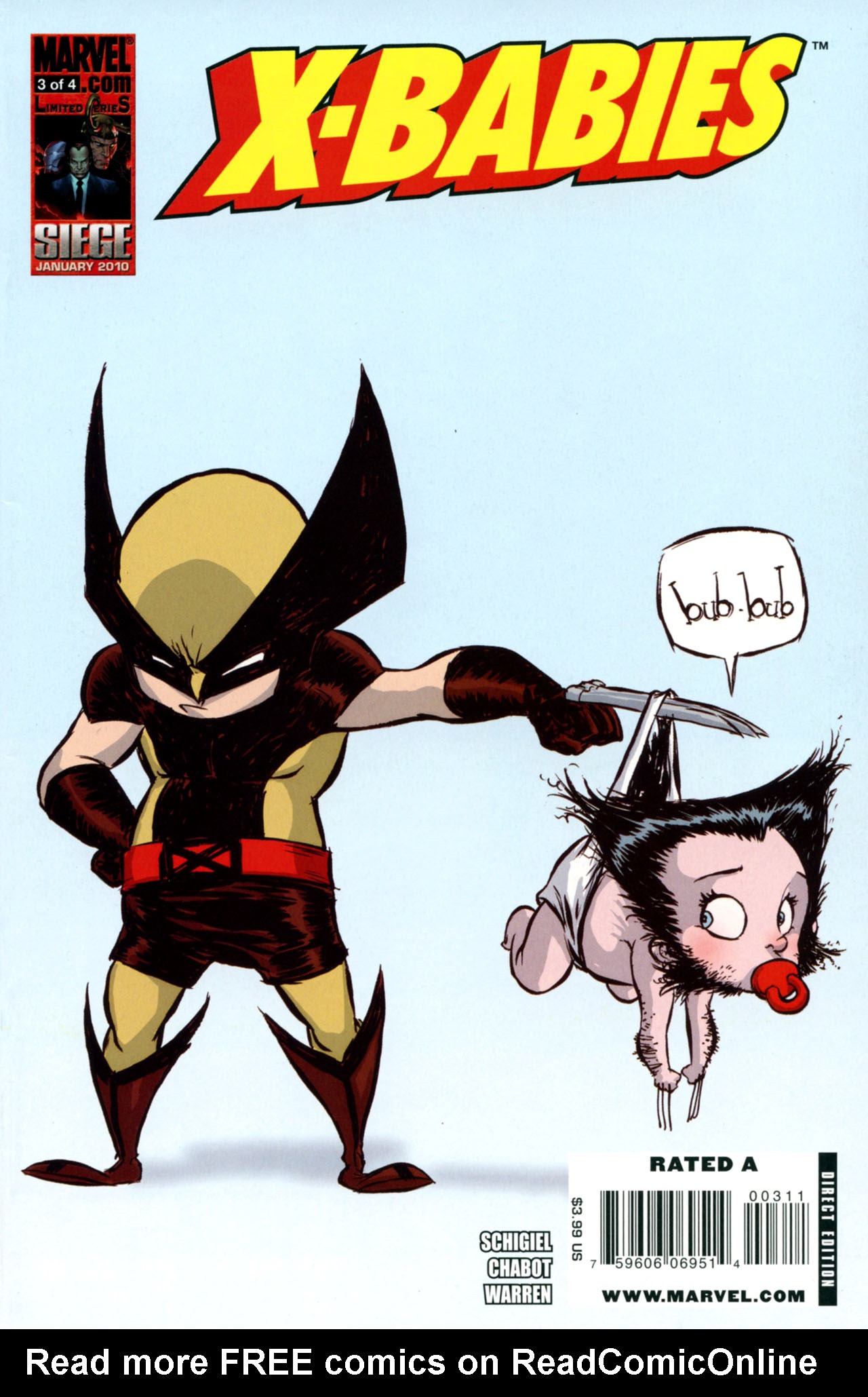 Read online X-Babies comic -  Issue #3 - 1