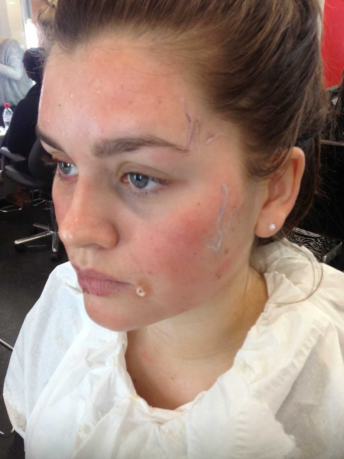 Make up in Motion Illness, fever and sweating.