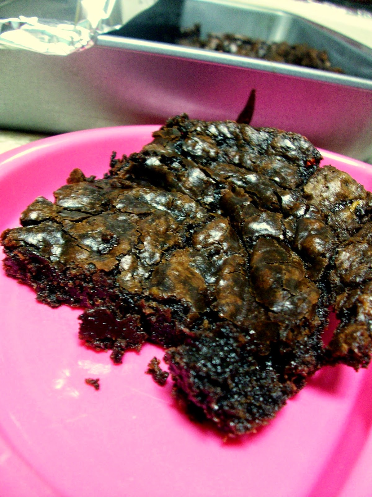 She Who Cooks & Bakes Aplenty Ali Bakes Ooey Gooey Eggless Brownies