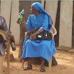 A sister a christian sister and woman drinking alcoholic drinks
