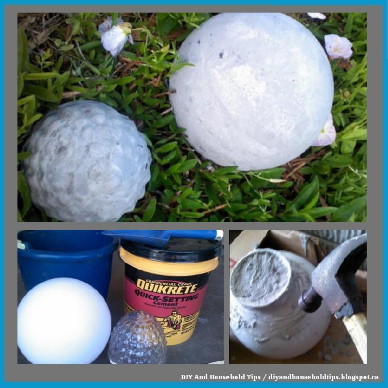 DIY And Household Tips: Make Your Own Cement Garden Globes