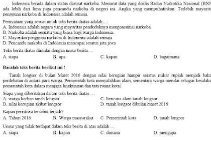 Kisi Kisi Bahasa Indonesia Kelas 7 Semester 1 Kurikulum 2013