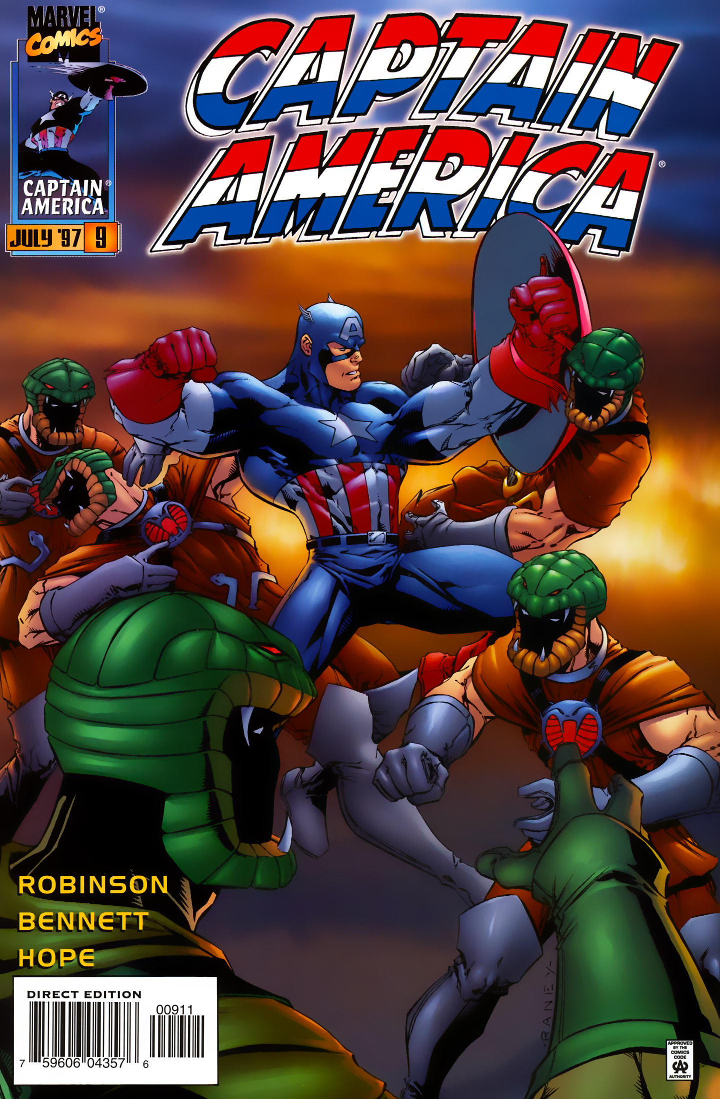 Read online Captain America (1996) comic - Issue #9 - 1
