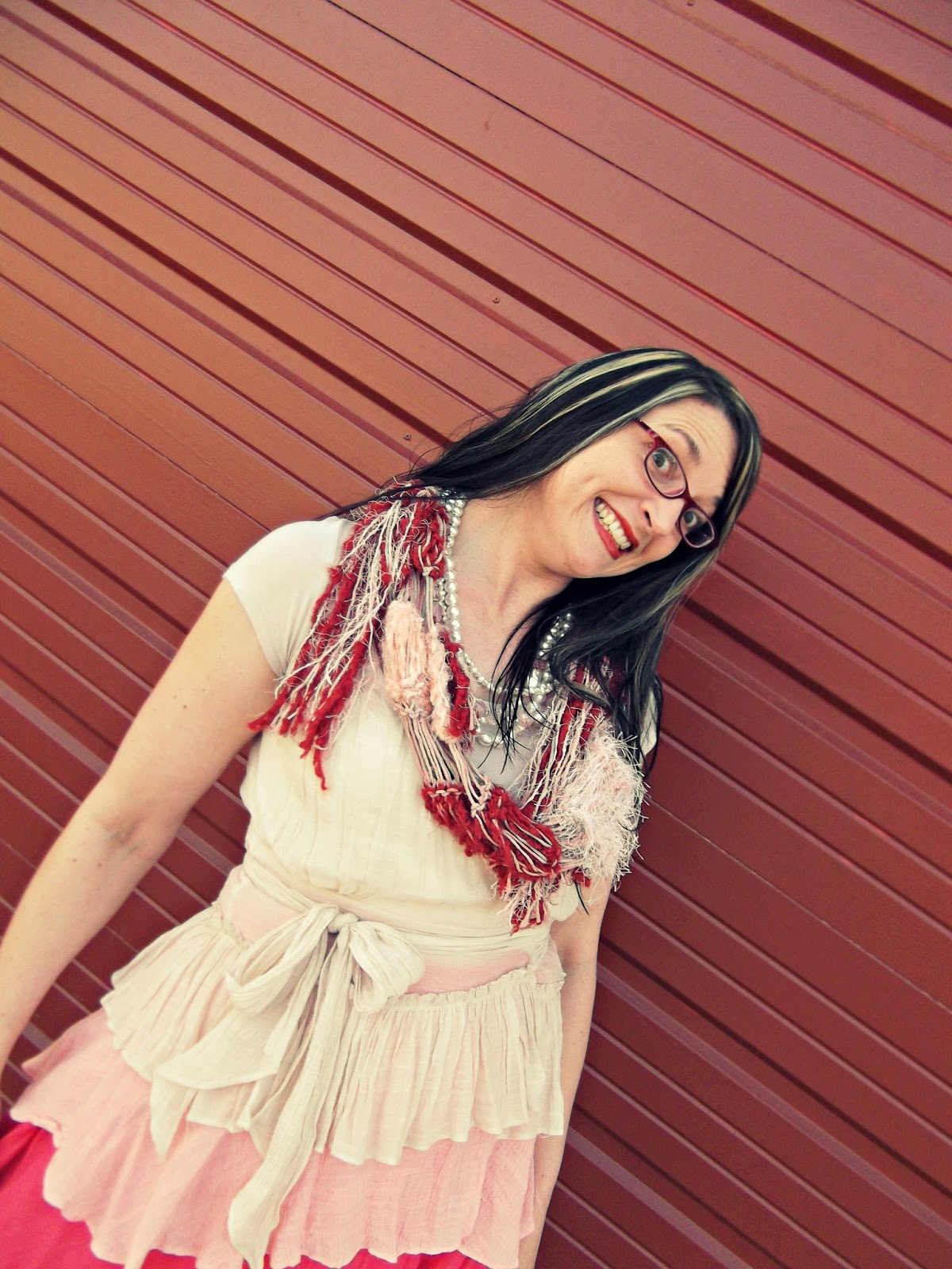 Crickets Creations Handcrafted Scarves n Fringies Photo Props How to Wear Scarves in Warmer Weather