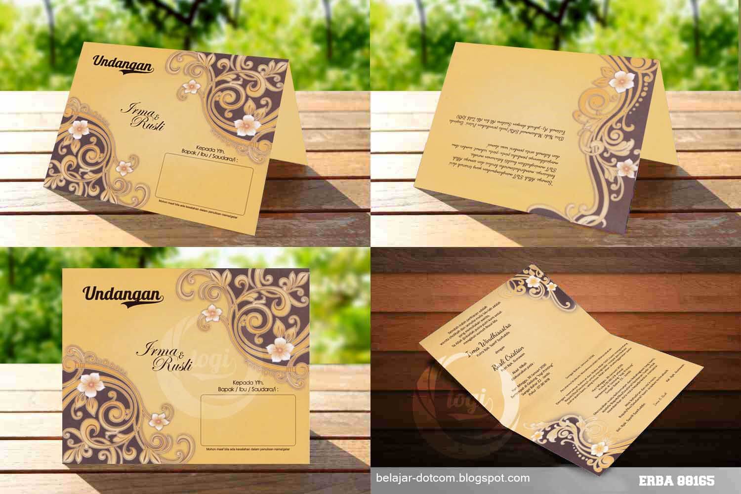 Blanko Undangan ERBA 88165 Download Soft File versi