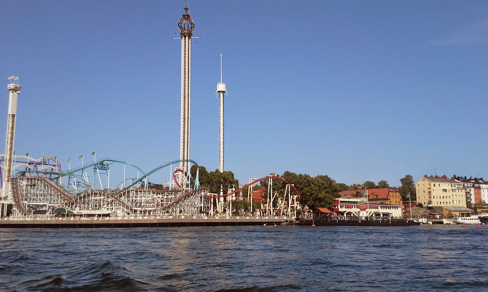 Traveling With Kids Visiting the amusement park Gröna Lund in Stockholm, Sweden