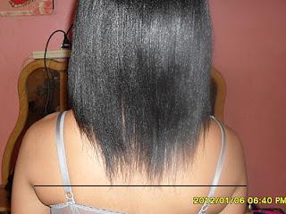caring hair shoulder