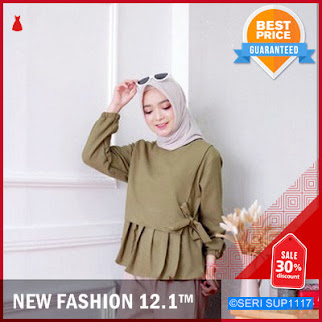 SUP1117B19 Blouse Muslim Merry Blouse Lengan Panjang BMGShop