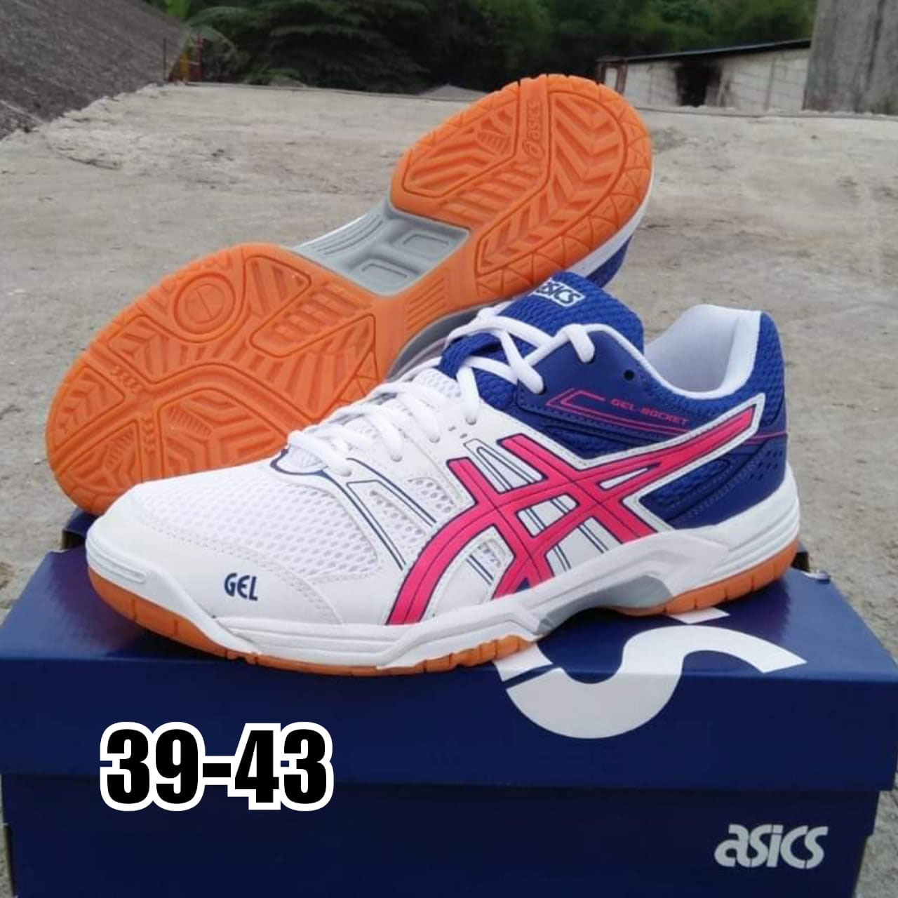 sepatu asic gel rocket