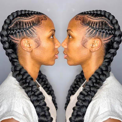 ✘ 37 Gorgeous Ways to Create 2 Feed in Braids Hairstyles 2020 in braids are one of the most familiar protective ways ✘ 37 Gorgeous Ways to Create 2 Feed in Braids Hairstyles 2020