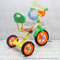 PMB 919S-P Safari BMX Tricycle with Back Seat Orange