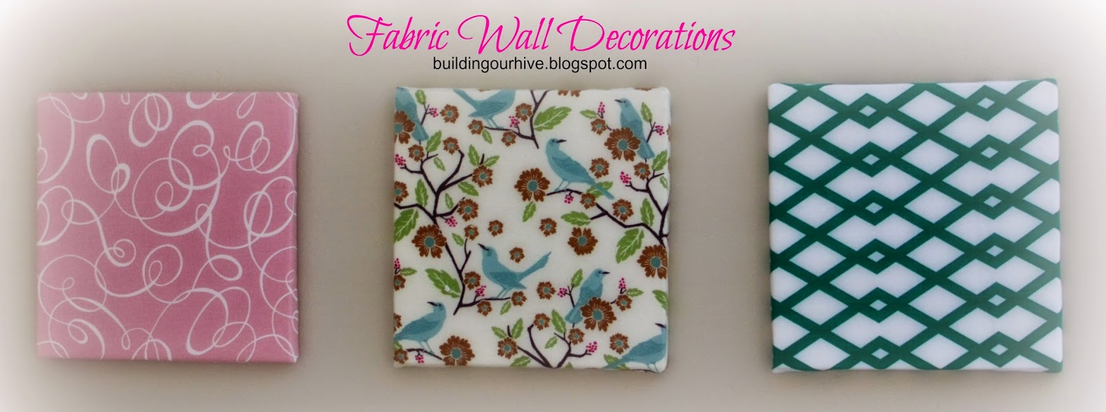 Building Our Hive Fabric Wall Decorations