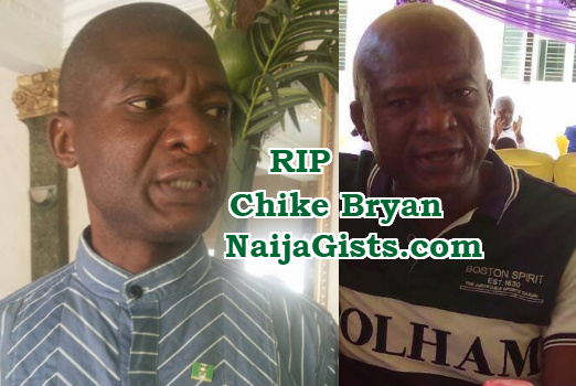 chike bryan dies of stroke