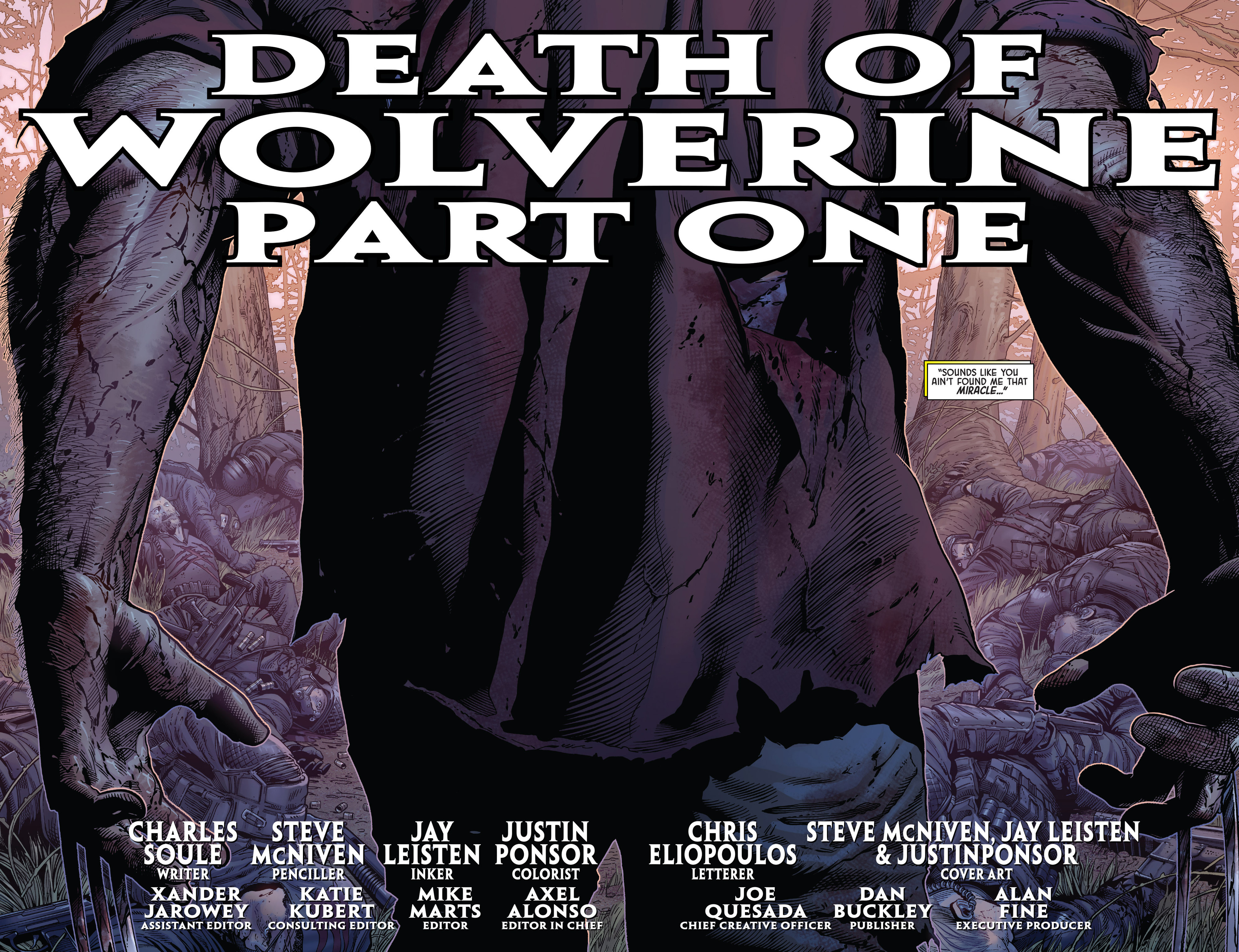Read online Death of Wolverine comic -  Issue #1 - 5