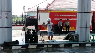 Pom Bensin Tirto Kota Pekalongan Terbakar, Begini Kejadianya