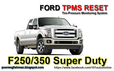 Ford F250/350 Super Duty TPMS Reset Guide - Automotive Equipment Dealer